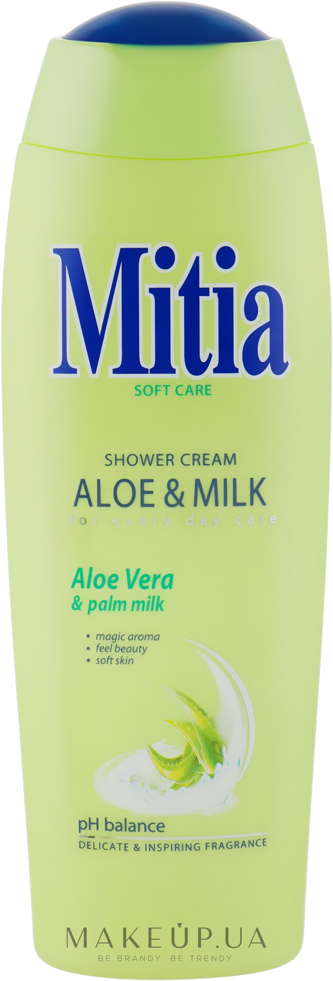 Крем-гель для душа "Алоэ с молоком" - Mitia Aloe & Milk Shower Cream — фото 400ml