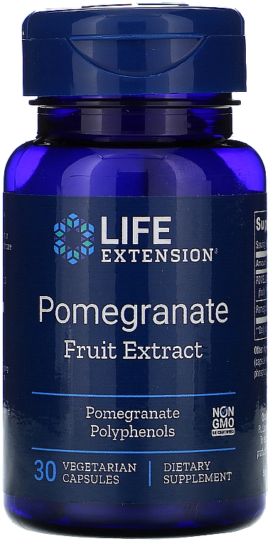 Харчова добавка "Гранат, фруктовий екстракт" - Life Extension Pomegranate Fruit Extract — фото N1