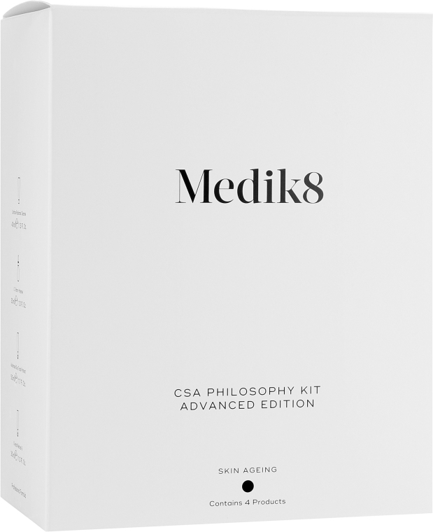 Набір - Medik8 The CSA Philosophy Kit Advanced Edition (gel/40ml + serum/30ml + cr/50ml + serum/30ml) — фото N1