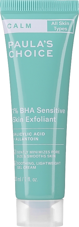 Ексфоліант для обличчя - Paula's Choice Calm 1% BHA Sensitive Skin Exfoliant Travel Size — фото N1