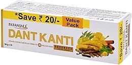 Крем для зубов улучшенный - Patanjali Dant Kanti — фото N2