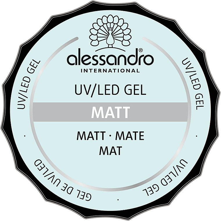 Матовий гель для нігтів - Alessandro International Ultimate Matt — фото N1