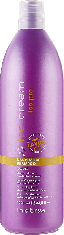 Шампунь для жестких и непослушных волос - Inebrya Ice Cream Liss-Pro Liss Perfect Shampoo — фото N5