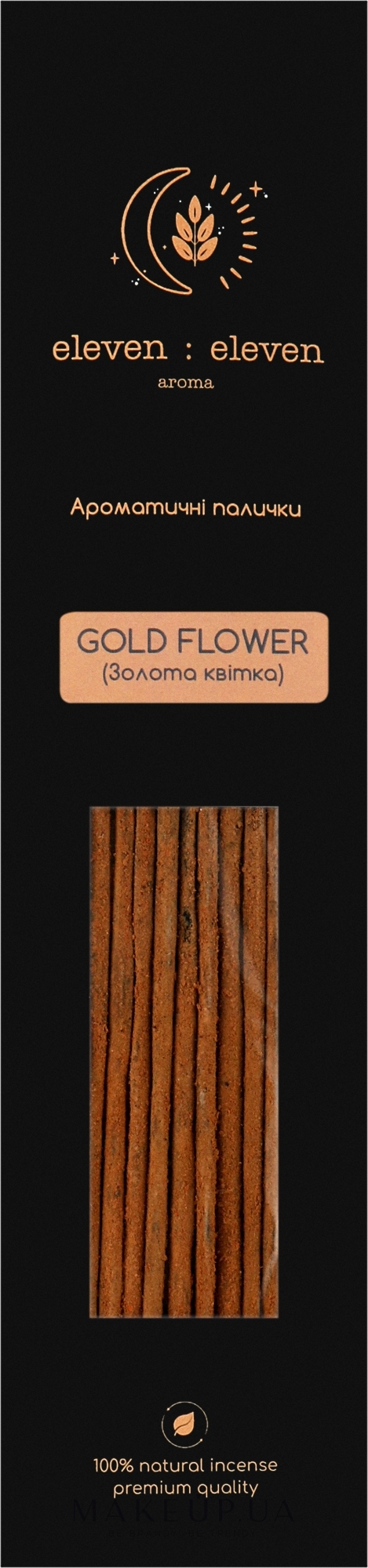 Аромапалички "Золота квітка" - Eleven Eleven Aroma Gold Flower — фото 10шт
