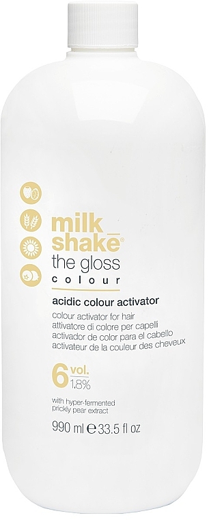 Кислотный активатор - Milk Shake The Gloss Colour Acidic Colour Activator 6 Vol 1.8% — фото N1