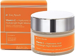 Ночной увлажняющий крем для лица - Dr. Eve_Ryouth Vitamin C + Hyaluronic Acid Hydrabright Night Moisturiser — фото N1