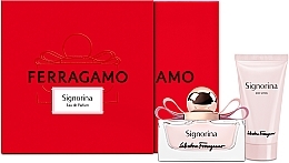 Парфумерія, косметика Salvatore Ferragamo Signorina EDP Holiday Gift Set - Набір (edp/50ml + b/lot/50ml)