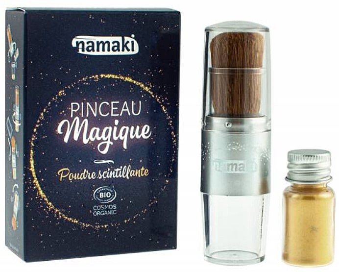 Набір - Namaki Gold Sparkling (glit/4g + brush) — фото N1