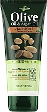 Маска для волосся з олією аргани - Madis HerbOlive Olive & Argan Oil Hair Mask Shine & Care — фото N1