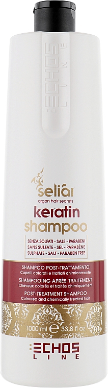 Кератиновый шампунь - Echosline Seliar Keratin Shampoo  — фото N3