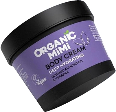 Глубоко увлажняющий крем для тела "Миндаль и вербена" - Organic Mimi Body Cream Deep Hydrating Almond & Verbena — фото N1