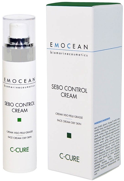 Крем для жирной кожи лица - Emocean C-Cure Sebo Control Cream — фото N2