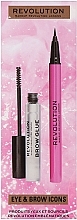 Набор, 2 продукта - Makeup Revolution Eye & Brow Icons Gift Set — фото N1