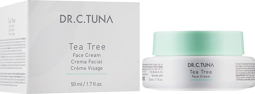 Крем для лица с маслом чайного дерева - Farmasi Dr. C. Tuna Tea Tree Face Cream — фото N2