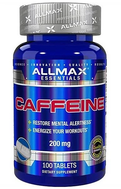 Харчова добавка, кофеїн - AllMax Nutrition Caffeine 200mg — фото N1