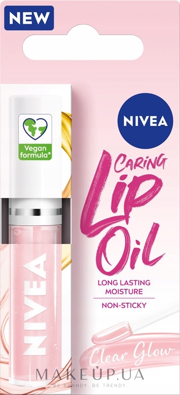 Олія для губ - NIVEA Caring Lip Oil — фото Clear Glow
