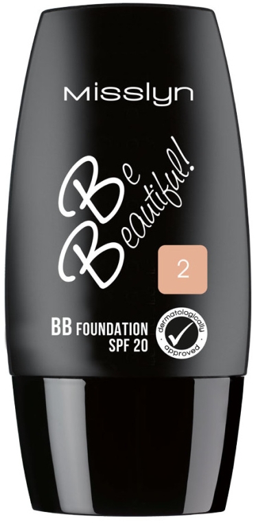 Тональный крем для лица - Misslyn Be Beautiful BB Foundation SPF20