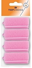 Бигуди для волос мягкие 30 мм, 3486, розовые - Top Choice — фото N1
