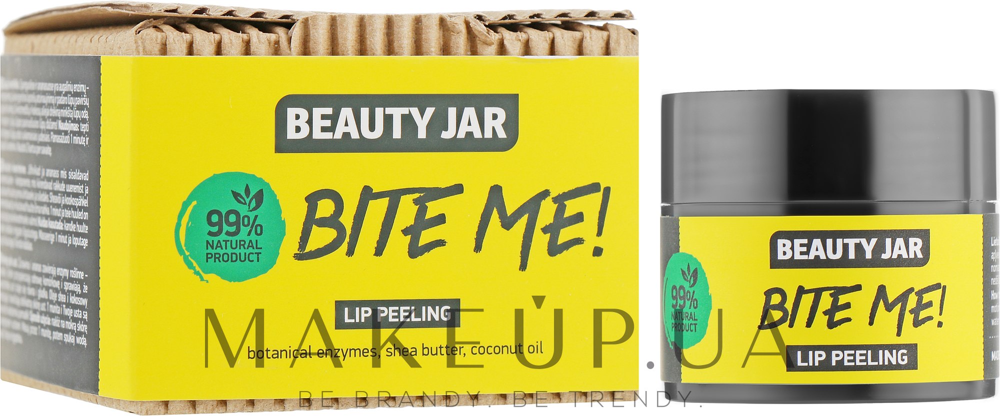 Скраб для губ с кокосовым маслом и маслом ши - Beauty Jar Bete Me Lip Peeling — фото 15ml