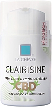 Парфумерія, косметика Регенерувальний крем для обличчя з козячим маслом - La Chevre Clairisine Cream With CBD & Goat Butter