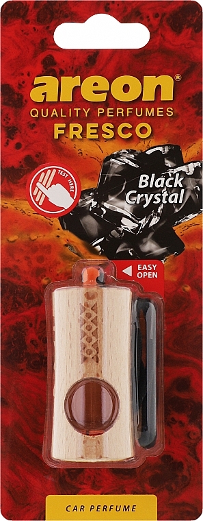 Ароматизатор для авто "Черный кристалл" - Areon Fresco New Black Crystal Car Perfume — фото N1