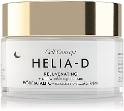Духи, Парфюмерия, косметика Крем ночной для лица против морщин, 65+ - Helia-D Cell Concept Cream