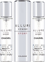 Chanel Allure Homme Sport Cologne - Набор (edt/20ml + refill/2x20ml) — фото N2