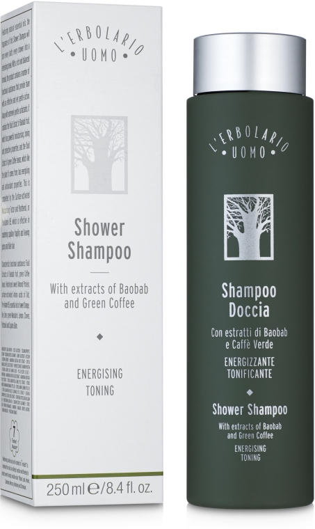 Шампунь-гель для душа "Баобаб" - L'Erbolario Uomo Baobab Shampoo Doccia — фото N1
