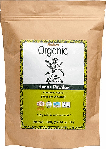 Органічна хна для волосся - Radico Organic Henna Powder — фото N2