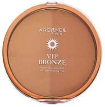 Подвійна бронзова пудра для обличчя - Arcancil Paris VIP Bronze — фото N2