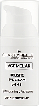 Парфумерія, косметика Освітлювальний омолоджувальний крем рН 4,5 для шкіри навколо очей - Chantarelle Agemelan Holistic Eye Cream pH 4.5