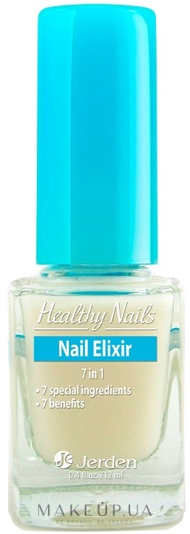 Мультифункціональний засіб для догляду за нігтями №163 - Jerden Healthy Nails Elixir 7in1 — фото 12ml