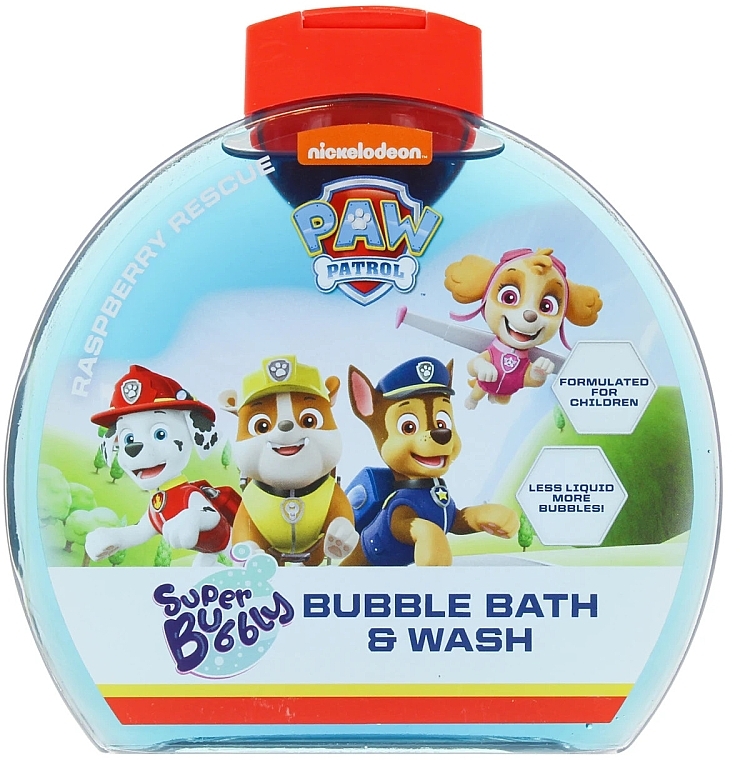 Гель-пена для ванны - Nickelodeon Paw Patrol Superbubbly Bubble Bath & Wash — фото N1