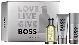 Парфумерія, косметика BOSS Bottled - Набір (edt/100ml + sh/gel/100ml + deo/spray/150 ml)