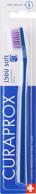 Зубная щетка CS 5460 "Ultra Soft", D 0,10 мм, синяя, фиолетовая щетина - Curaprox — фото N1