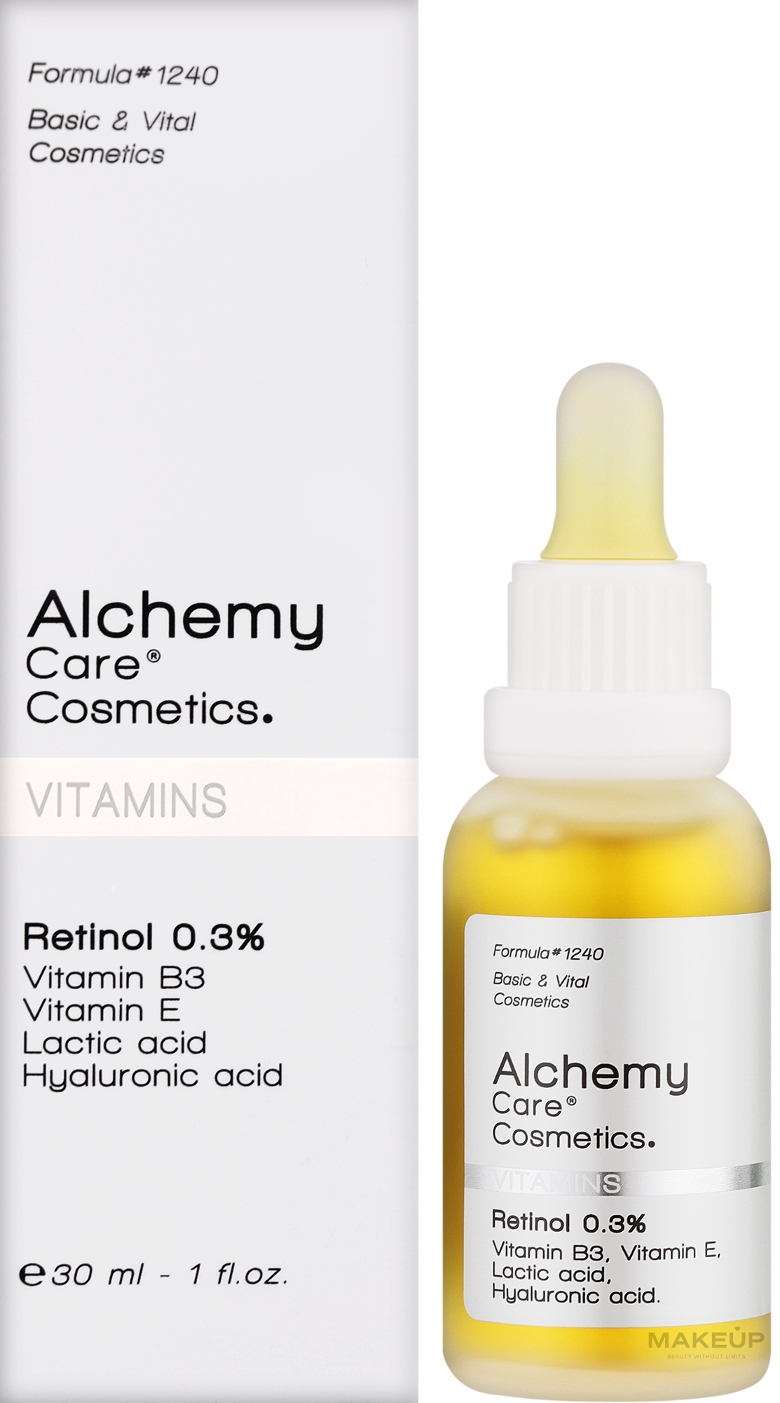 Сироватка для обличчя з ретинолом - Alchemy Care Cosmetics Retinol 0,3% — фото 30ml