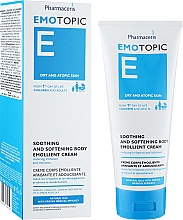 Эмолентное интенсивно питающее средство 3в1 - Pharmaceris E Emotopic Soothing and Softening Body Emollient Cream  — фото N2