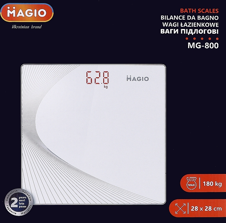 Электронные напольные весы MG-800 - Magio — фото N2
