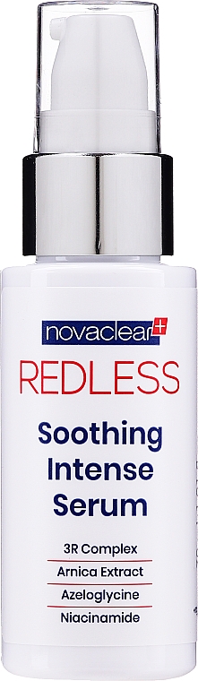 Заспокійлива інтенсивна сироватка - Novaclear Redless Soothing Intense Serum — фото N2