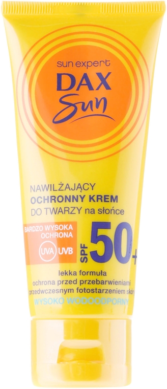 Сонцезахисний крем для обличчя, з олією аргани  - DAX Sun Protective Face Cream SPF 50 — фото N1