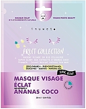 Маска для сяйва обличчя "Ананас і кокос" - Inuwet Face Mask Radiance Pineapple Coconut — фото N1