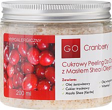 Цукровий скраб для тіла з маслом ши та олією журавлини - GoCranberry — фото N2