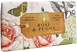 Мило "Троянда й півонія" - The English Anniversary Rose and Peony Soap — фото N1