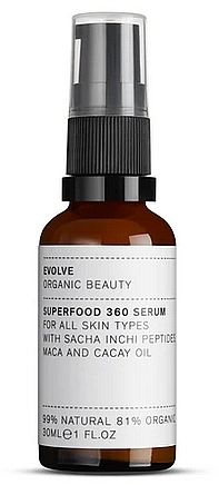 Сироватка для обличчя - Evolve Organic Beauty Superfood 360 Serum — фото N1