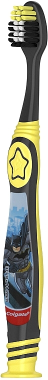 Дитяча зубна щітка, 6+ років,  м'яка, чорно-жовта + сіро-жовта - Colgate Kids Soft Toothbrush — фото N4