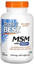 Пищевая добавка "МСМ" - Doctor's Best MSM With OptiMSM 1000 Mg — фото N1