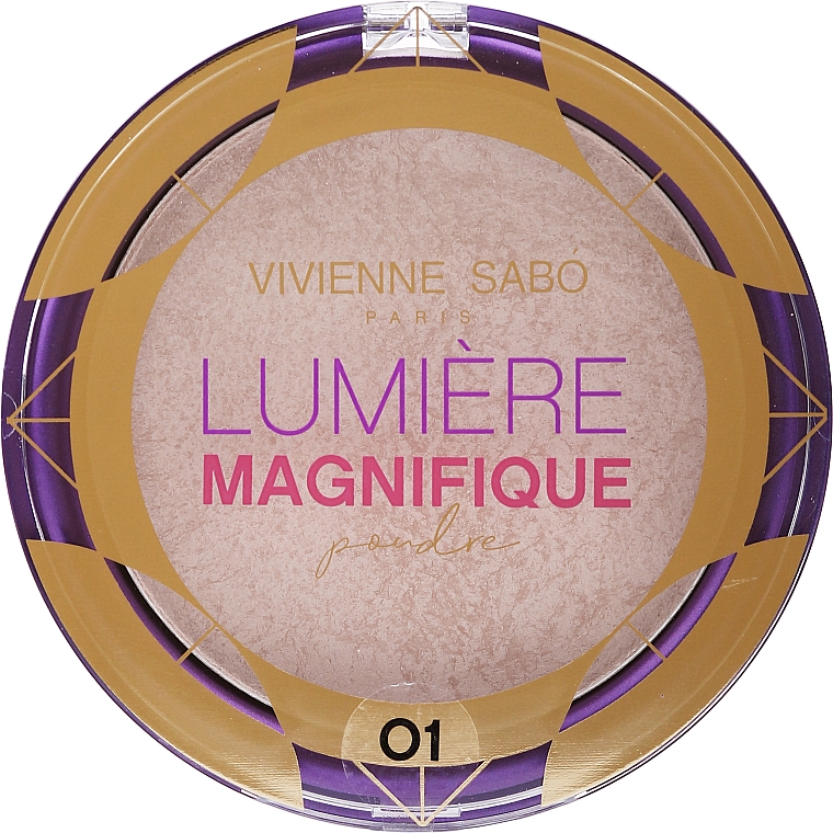 Компактна сяйна пудра для обличчя - Vivienne Sabo Lumiere Magnifique Poudre