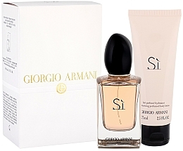 Духи, Парфюмерия, косметика Giorgio Armani Si - Набор (edp/50ml + b/l/75ml)