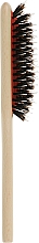 Щетка для волос "Natural wooden brush", 6-рядная - Comair — фото N3