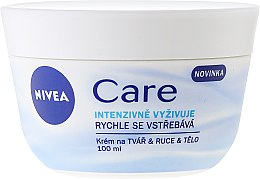 Парфумерія, косметика Крем для обличчя і тіла - NIVEA Care Intensive nourishment Cream